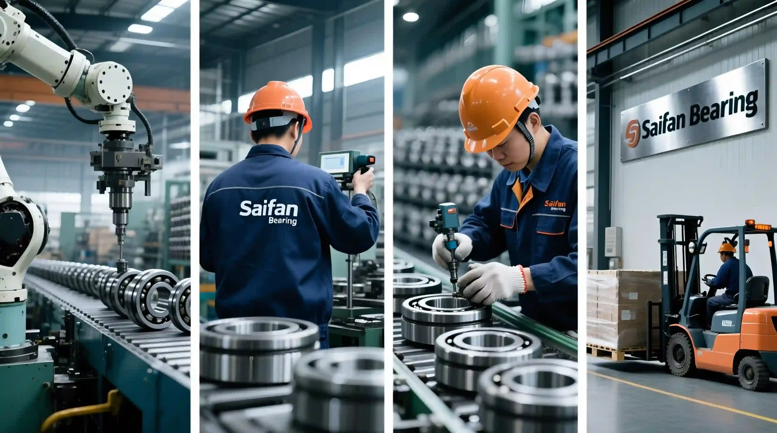 Precision bearing manufacturing workshop