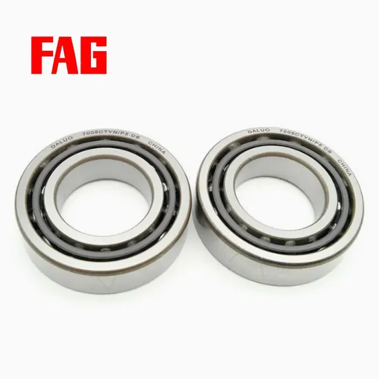 Single Row Precision Angular Contact Ball Bearings P4s CNC Spindle Gcr15 Long Life