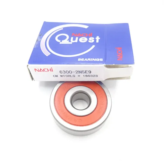 NACHI 6300 Deep Groove Ball Bearing 30x62x16mm Low Noise High Speed P0-P4 Precision