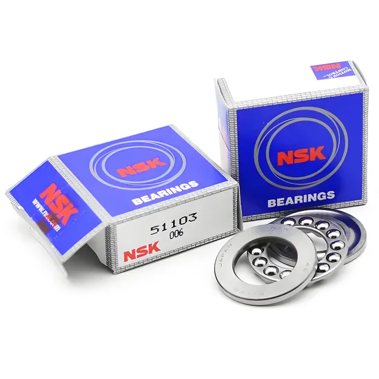 High Load Thrust Ball Bearing 51103 51208 P0-P4 Precision Grease/Oil Lubricated