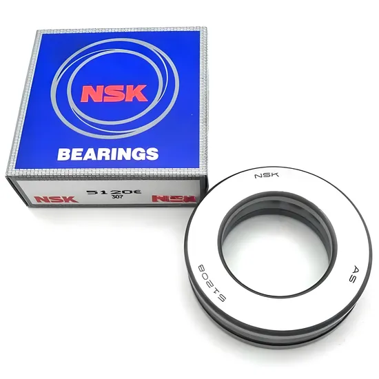 High-Precision NSK Thrust Ball Bearing 51322 51124 for Industrial Machinery 110x190x63mm
