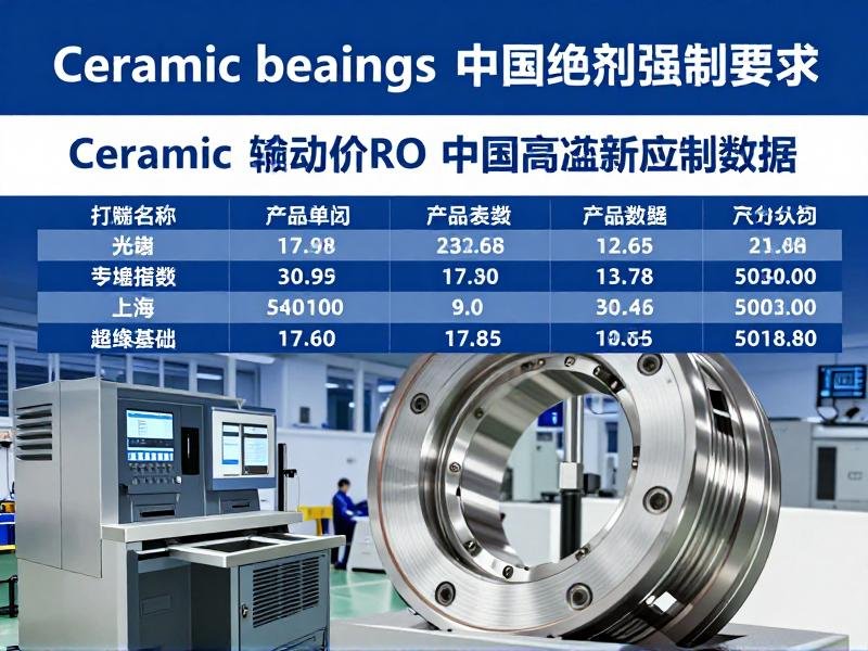 ROI comparison for ceramic bearings by industry