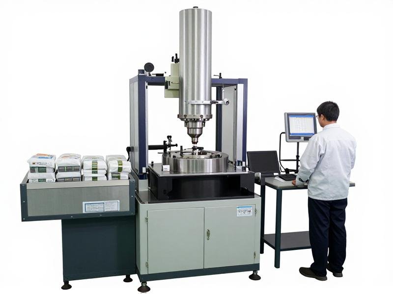 Contaminant testing setup for industrial bearings