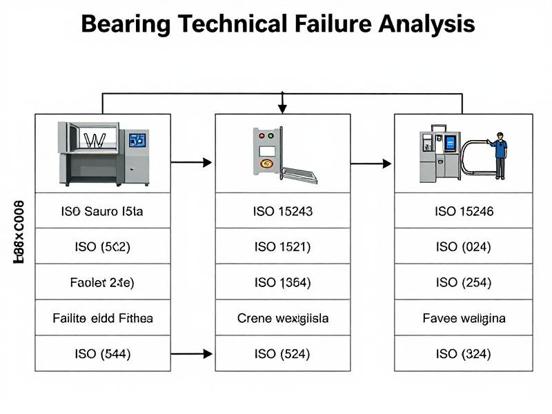 Bearing technical failure analysis diagram