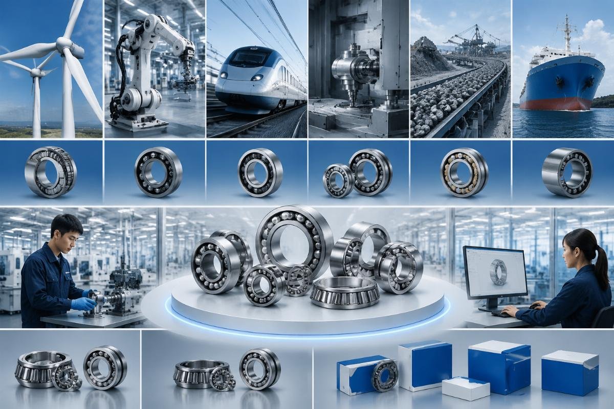 Application matrix for NSK and NTN bearings across key industrial sectors Industry-Specific Bearing Selection Guide