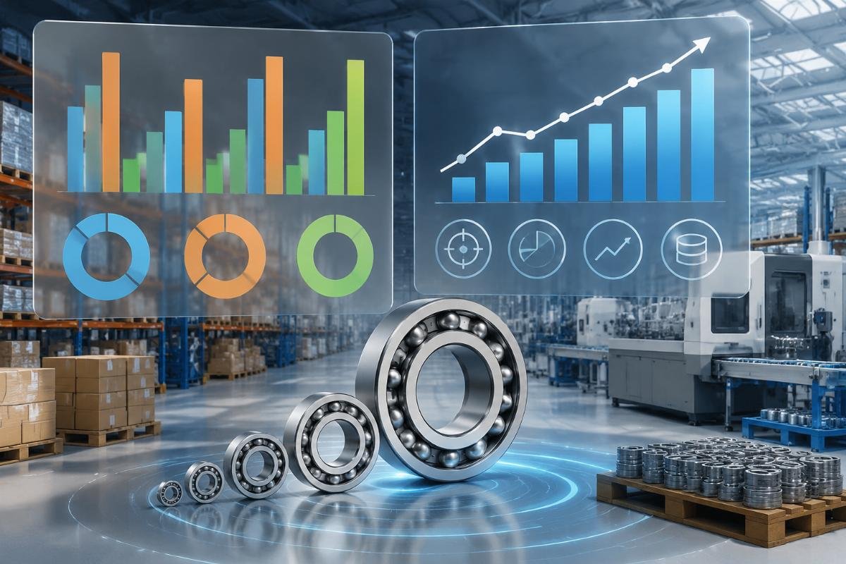 Bearing import ROI performance metrics Inventory turnover comparison for different bearing supplier SKU coverage levels