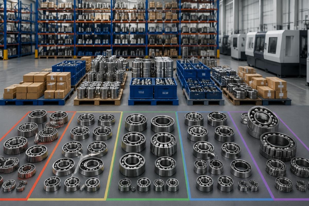 SKU classification matrix for bearing inventory