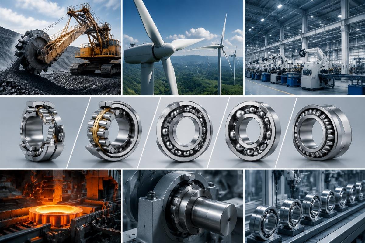 Bearing performance comparison in mining, wind energy, and manufacturing applications Industrial Applications Where Chinese Bearings Excel