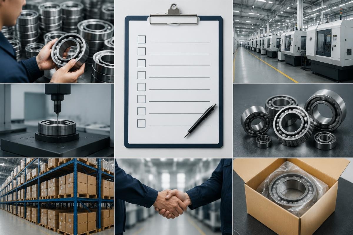 Bearing supplier vetting guide Bearing supplier selection criteria checklist for distributors