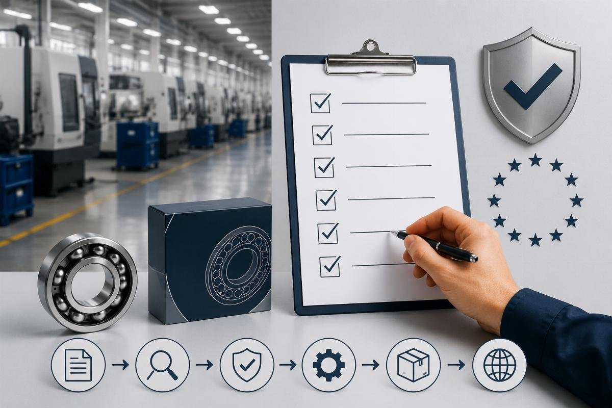 CE verification steps for non-EU suppliers Bearing compliance verification checklist