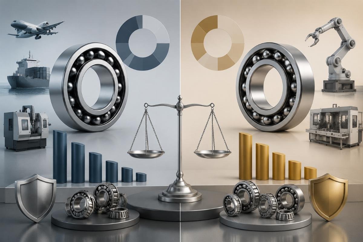 Cost-quality comparison between imported and Chinese industrial bearings Imported vs Chinese Bearings Total Cost of Ownership Comparison
