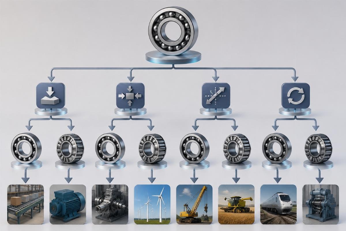 Industrial Application Bearing Selection Decision Tree