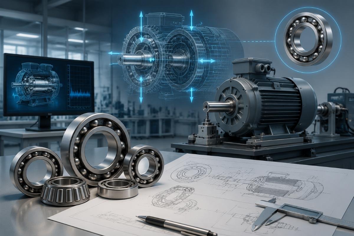 Dynamic load calculation methodology for electric motor bearing selection Bearing Load Analysis for Electric Motors