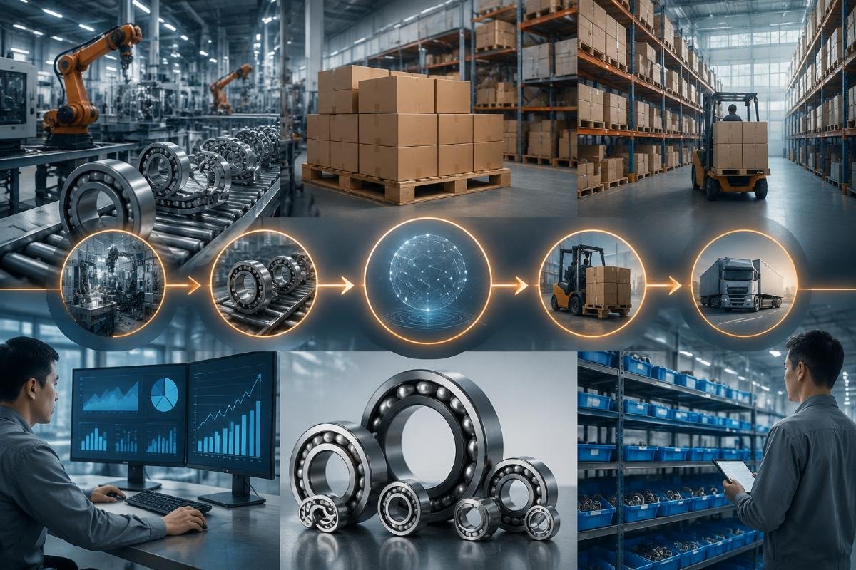 Inventory fulfillment workflow for bearing distributors