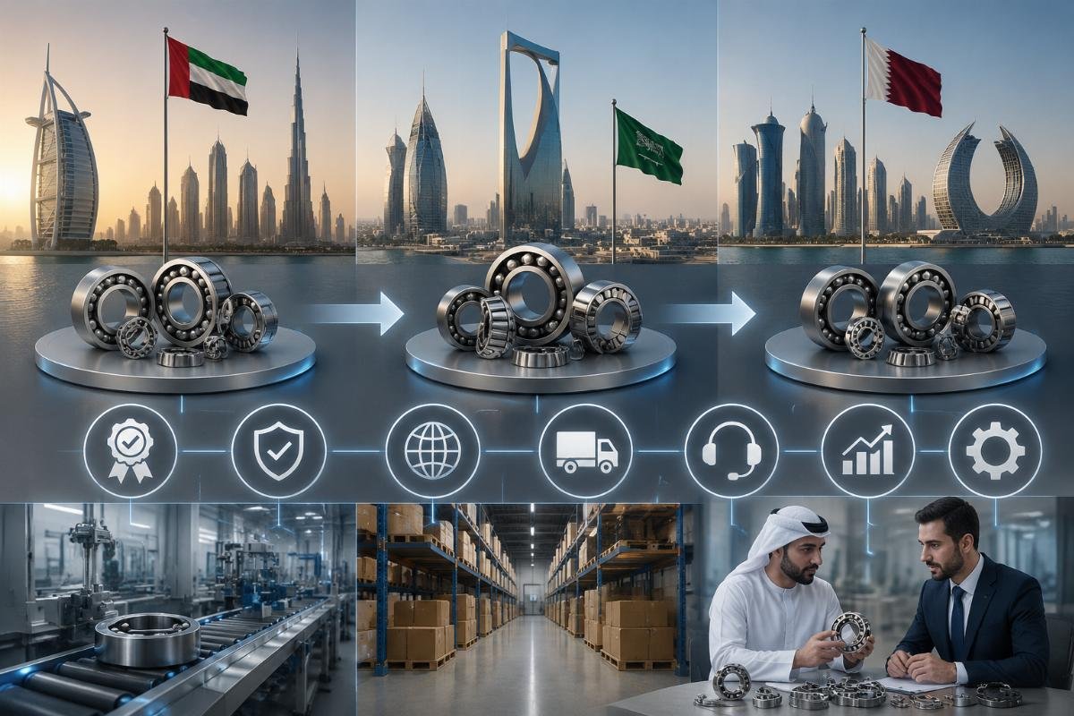 Bearing supply chain comparison for UAE, Saudi Arabia and Qatar markets