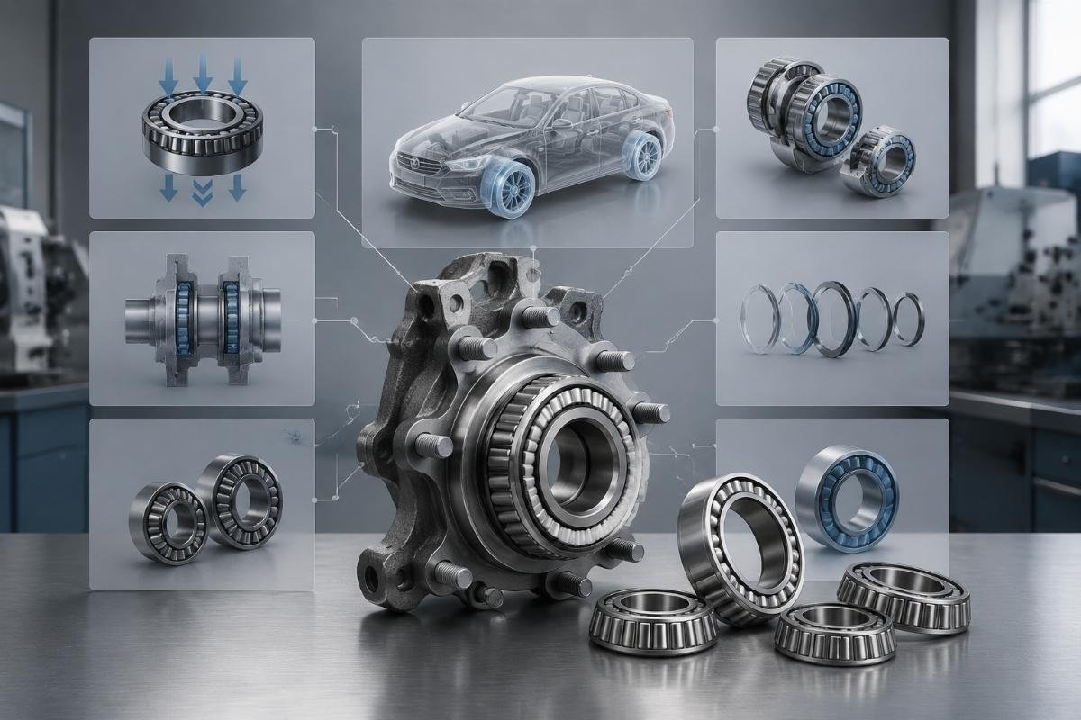 Key parameters for selecting tapered roller bearings in automotive wheel hub applications Tapered Roller Bearing Selection Framework for Automotive Wheel Hubs