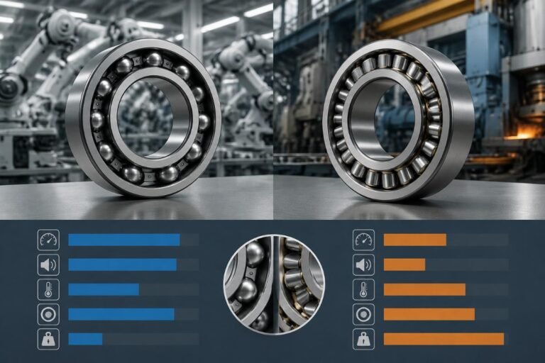 Ball Bearings vs Roller Bearings: How China Bearing Suppliers Help Choose the Right Type for Industrial Applications