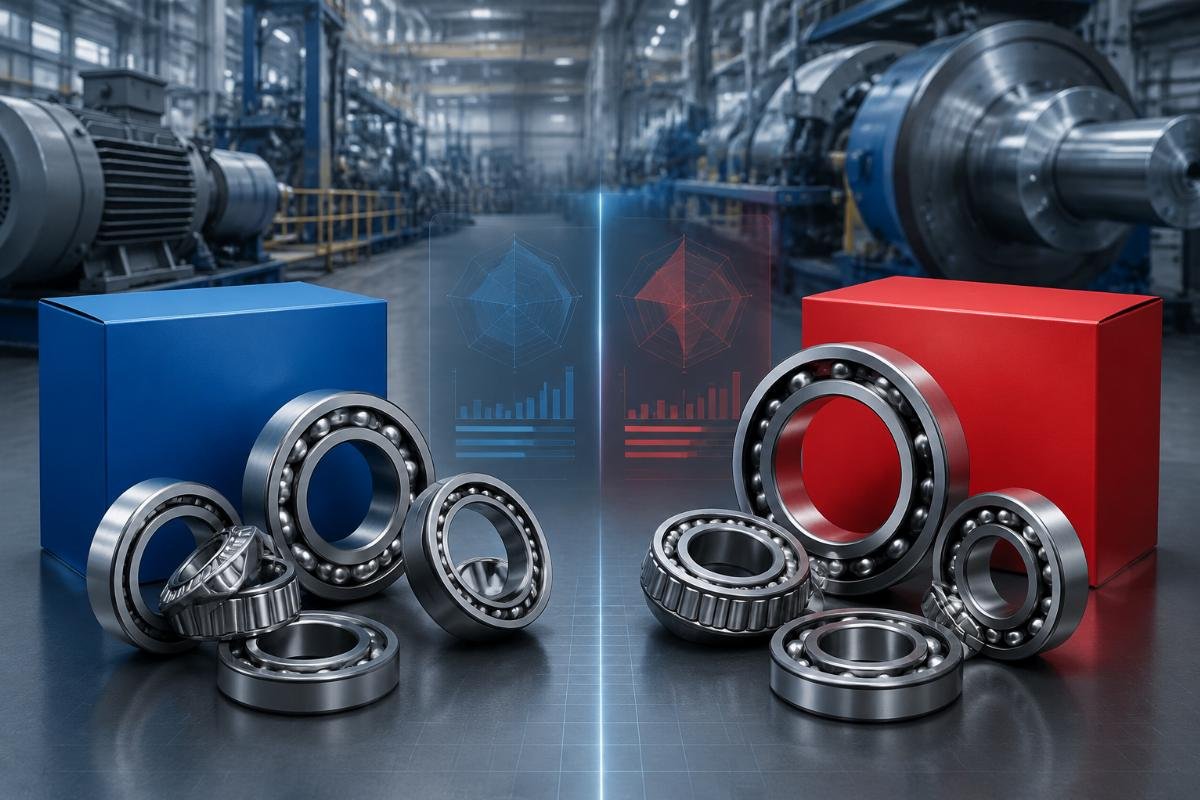 Key performance metrics of SKF and FAG bearings in heavy-duty industrial environments SKF vs FAG Bearing Performance Comparison for Industrial Applications