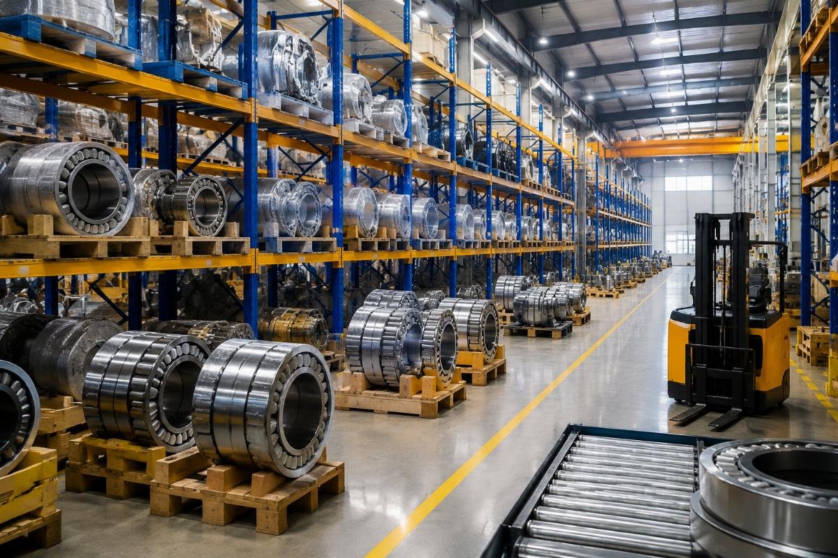 Large-Format Cylindrical Roller Bearing Inventory in Self-Operated Warehouse