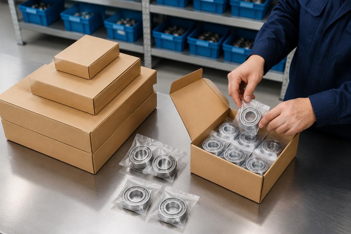Low minimum order quantity for new bearing business test orders Example of low MOQ bearing order packing for small test shipments