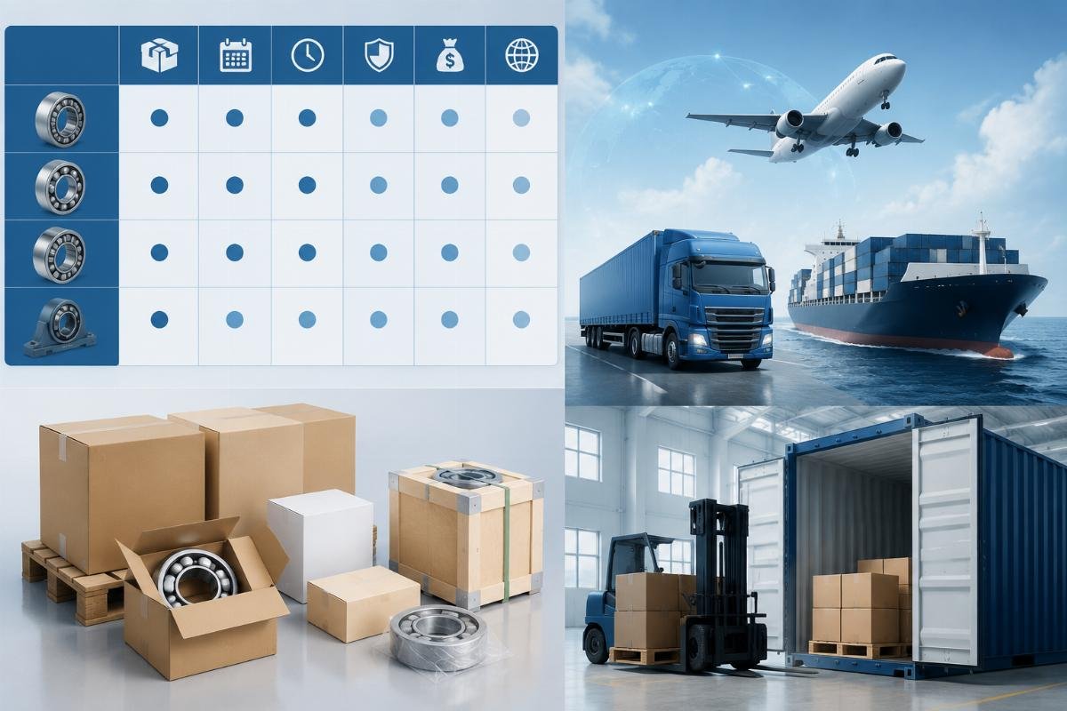 low MOQ bearing shipping guide for US buyers Bearing delivery method selection matrix