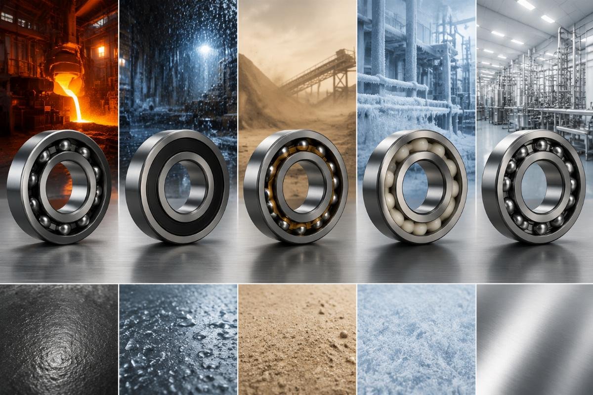 Bearing Material Selection for Industrial Environments