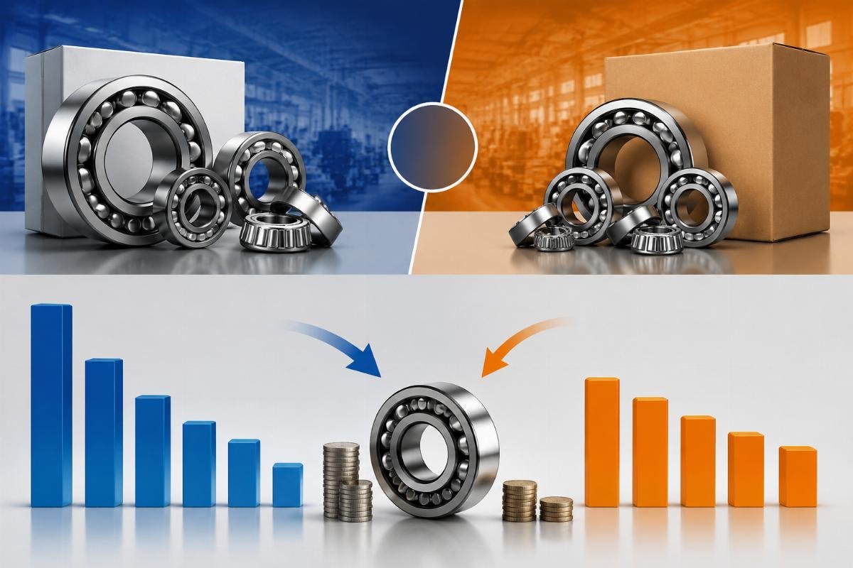 OEM bearing replacement cost comparison Bearing pricing comparison chart between OEM and Chinese suppliers