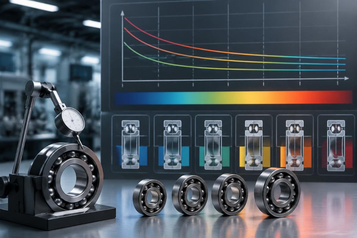 Optimal Clearance Classes for Different Temperature Ranges Bearing Clearance vs. Temperature Relationship