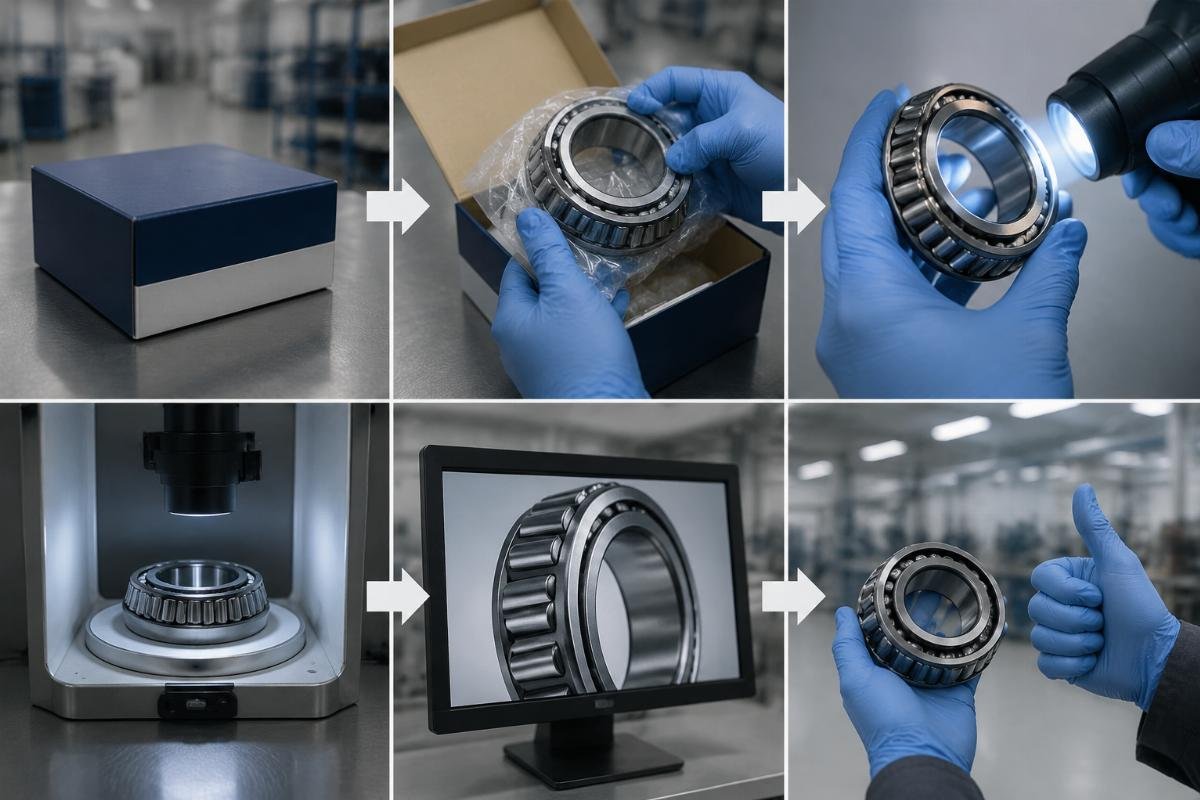 Anti-Counterfeit Bearing Verification Process