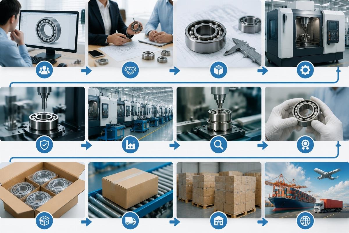 OEM/ODM Bearing Sourcing Workflow