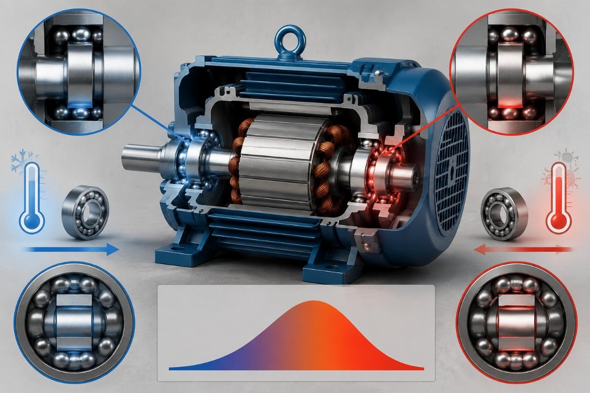 Temperature-induced clearance changes in electric motor bearings Bearing Clearance Effects on Motor Performance