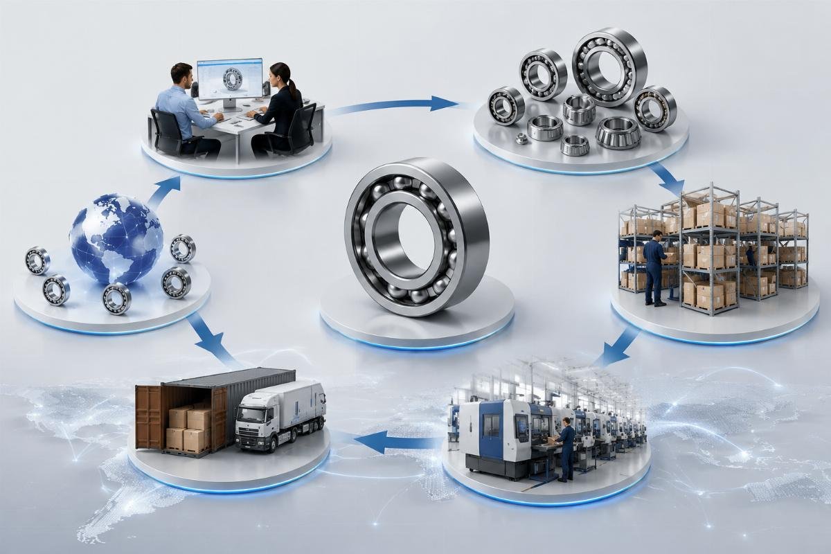 US bearing buyers cross reference and sourcing guide 2026 US bearing sourcing workflow overview